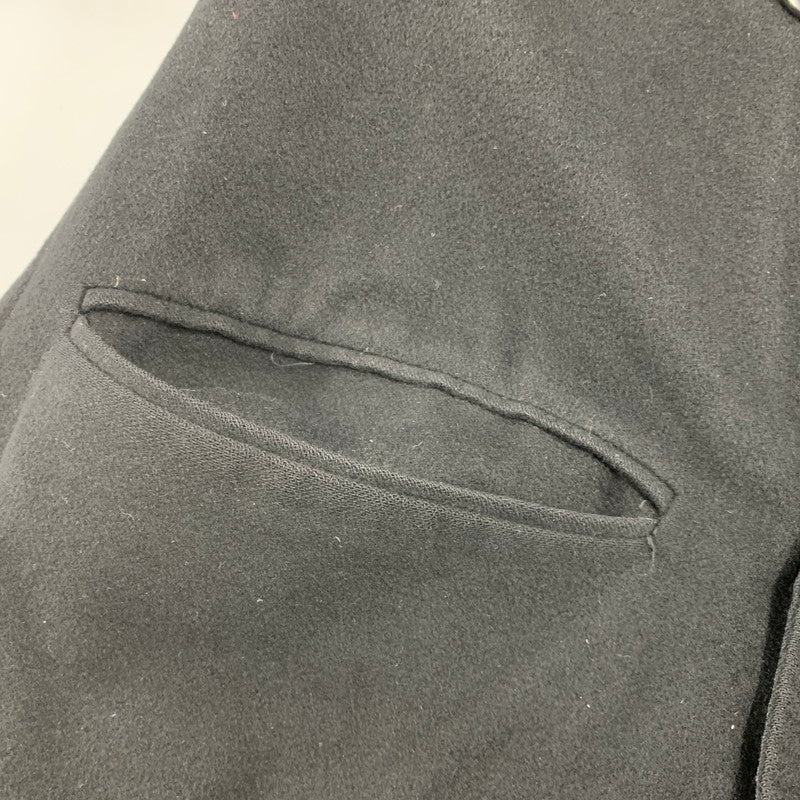 【中古品】【メンズ】 ZEE TRUST ジートラスト DOUBLE BREST WOOL COAT ダブル ブレスト ウールコート アウター 146-260429-kh-04-izu サイズ：A6 カラー：ブラック 万代Net店
