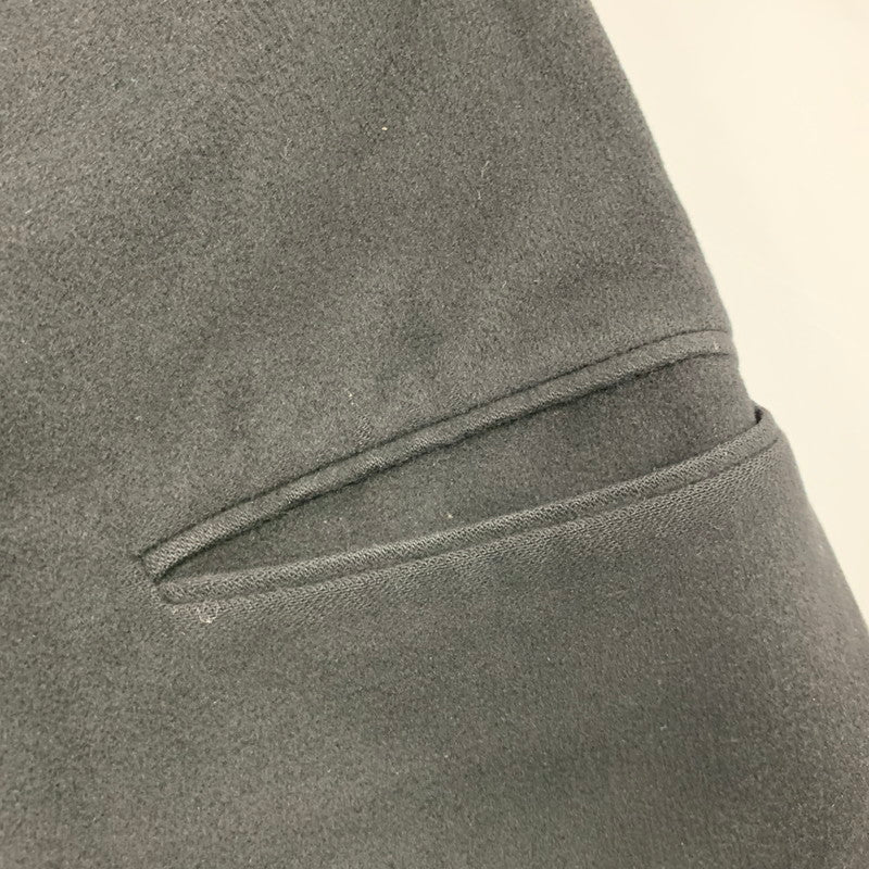 【中古品】【メンズ】 ZEE TRUST ジートラスト DOUBLE BREST WOOL COAT ダブル ブレスト ウールコート アウター 146-260429-kh-04-izu サイズ：A6 カラー：ブラック 万代Net店