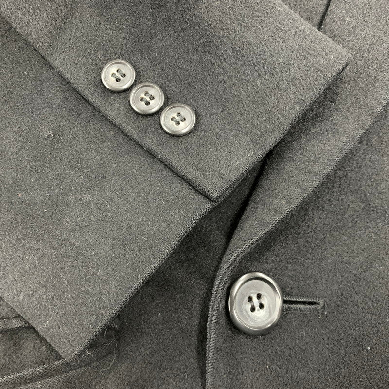 【中古品】【メンズ】 ZEE TRUST ジートラスト DOUBLE BREST WOOL COAT ダブル ブレスト ウールコート アウター 146-260429-kh-04-izu サイズ：A6 カラー：ブラック 万代Net店
