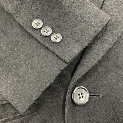 【中古品】【メンズ】 ZEE TRUST ジートラスト DOUBLE BREST WOOL COAT ダブル ブレスト ウールコート アウター 146-260429-kh-04-izu サイズ：A6 カラー：ブラック 万代Net店