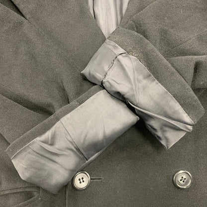 【中古品】【メンズ】 ZEE TRUST ジートラスト DOUBLE BREST WOOL COAT ダブル ブレスト ウールコート アウター 146-260429-kh-04-izu サイズ：A6 カラー：ブラック 万代Net店