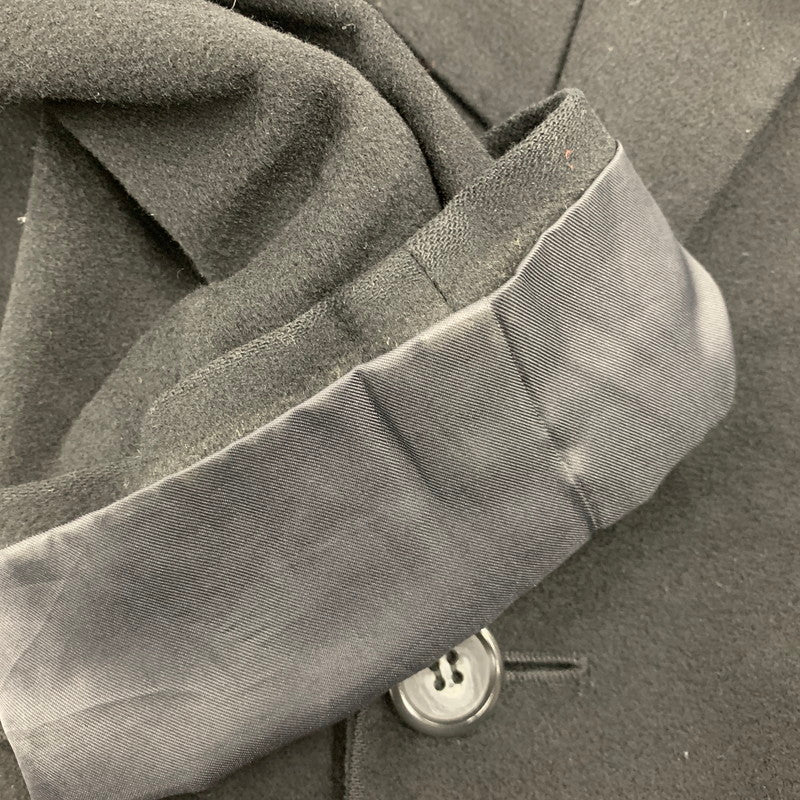 【中古品】【メンズ】 ZEE TRUST ジートラスト DOUBLE BREST WOOL COAT ダブル ブレスト ウールコート アウター 146-260429-kh-04-izu サイズ：A6 カラー：ブラック 万代Net店