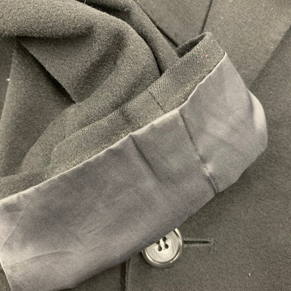 【中古品】【メンズ】 ZEE TRUST ジートラスト DOUBLE BREST WOOL COAT ダブル ブレスト ウールコート アウター 146-260429-kh-04-izu サイズ：A6 カラー：ブラック 万代Net店
