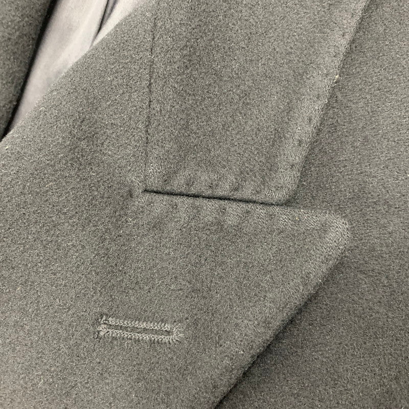 【中古品】【メンズ】 ZEE TRUST ジートラスト DOUBLE BREST WOOL COAT ダブル ブレスト ウールコート アウター 146-260429-kh-04-izu サイズ：A6 カラー：ブラック 万代Net店
