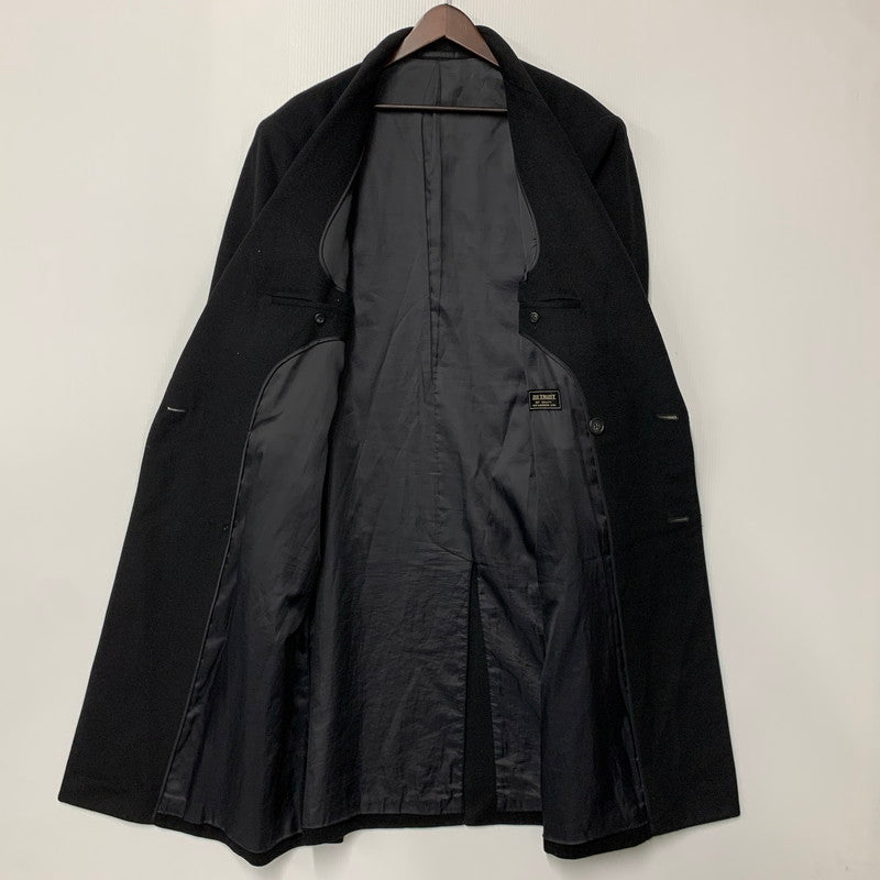 【中古品】【メンズ】 ZEE TRUST ジートラスト DOUBLE BREST WOOL COAT ダブル ブレスト ウールコート アウター 146-260429-kh-04-izu サイズ：A6 カラー：ブラック 万代Net店