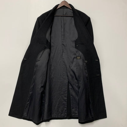 【中古品】【メンズ】 ZEE TRUST ジートラスト DOUBLE BREST WOOL COAT ダブル ブレスト ウールコート アウター 146-260429-kh-04-izu サイズ：A6 カラー：ブラック 万代Net店