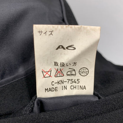 【中古品】【メンズ】 ZEE TRUST ジートラスト DOUBLE BREST WOOL COAT ダブル ブレスト ウールコート アウター 146-260429-kh-04-izu サイズ：A6 カラー：ブラック 万代Net店