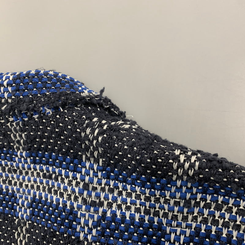 【中古品】【メンズ】 COOHEM コーヘン × YONETOMI ヨネトミ GENUINE KNIT TWEED TAILORED JACKET ニット ツイード テーラードジャケット アウター 147-260429-kh-03-izu サイズ：48 カラー：ブルー系 万代Net店