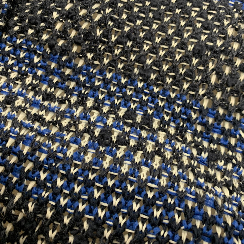 【中古品】【メンズ】 COOHEM コーヘン × YONETOMI ヨネトミ GENUINE KNIT TWEED TAILORED JACKET ニット ツイード テーラードジャケット アウター 147-260429-kh-03-izu サイズ：48 カラー：ブルー系 万代Net店