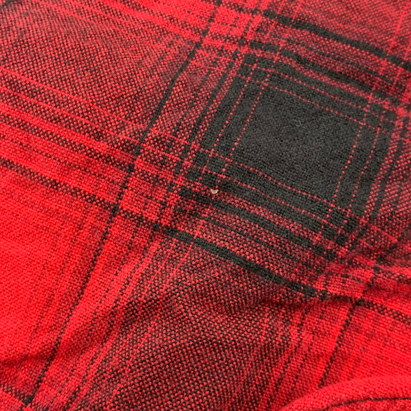 【中古品】【メンズ】 RRL ダブルアールエル WESTERN OMBRE CHECK ウェスタン オンブレ チェック L/S ロングスリーブ SHIRT シャツ トップス 長袖 145-260428-ya-09-izu サイズ：L カラー：RED×BLACK 万代Net店