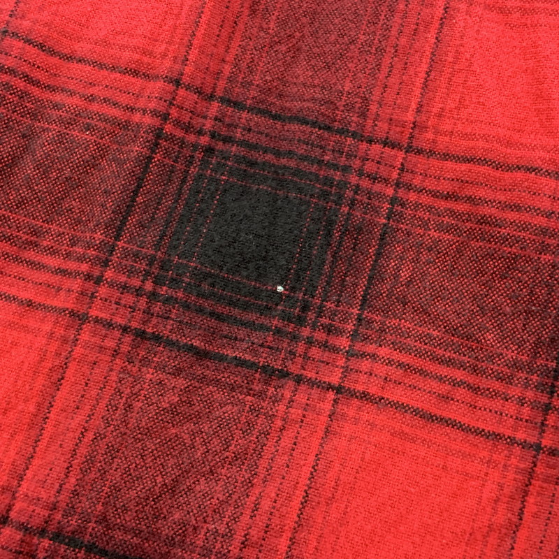 【中古品】【メンズ】 RRL ダブルアールエル WESTERN OMBRE CHECK ウェスタン オンブレ チェック L/S ロングスリーブ SHIRT シャツ トップス 長袖 145-260428-ya-09-izu サイズ：L カラー：RED×BLACK 万代Net店