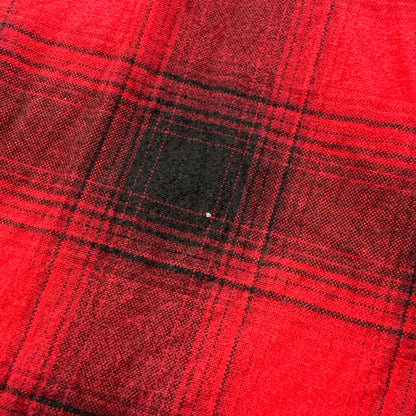 【中古品】【メンズ】 RRL ダブルアールエル WESTERN OMBRE CHECK ウェスタン オンブレ チェック L/S ロングスリーブ SHIRT シャツ トップス 長袖 145-260428-ya-09-izu サイズ：L カラー：RED×BLACK 万代Net店