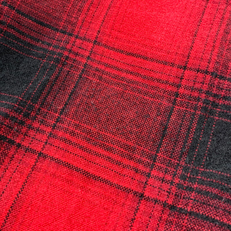 【中古品】【メンズ】 RRL ダブルアールエル WESTERN OMBRE CHECK ウェスタン オンブレ チェック L/S ロングスリーブ SHIRT シャツ トップス 長袖 145-260428-ya-09-izu サイズ：L カラー：RED×BLACK 万代Net店
