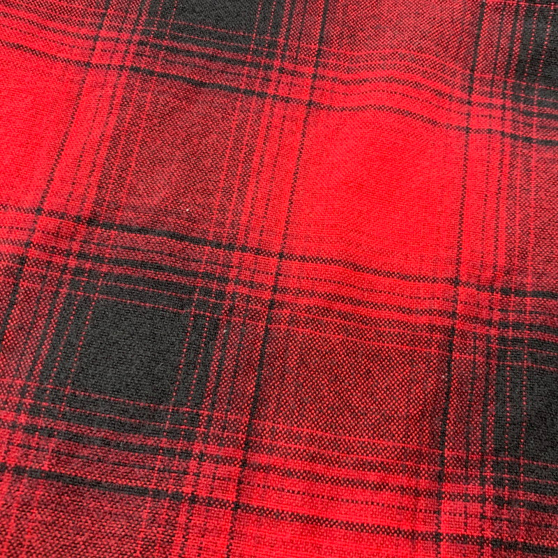 【中古品】【メンズ】 RRL ダブルアールエル WESTERN OMBRE CHECK ウェスタン オンブレ チェック L/S ロングスリーブ SHIRT シャツ トップス 長袖 145-260428-ya-09-izu サイズ：L カラー：RED×BLACK 万代Net店