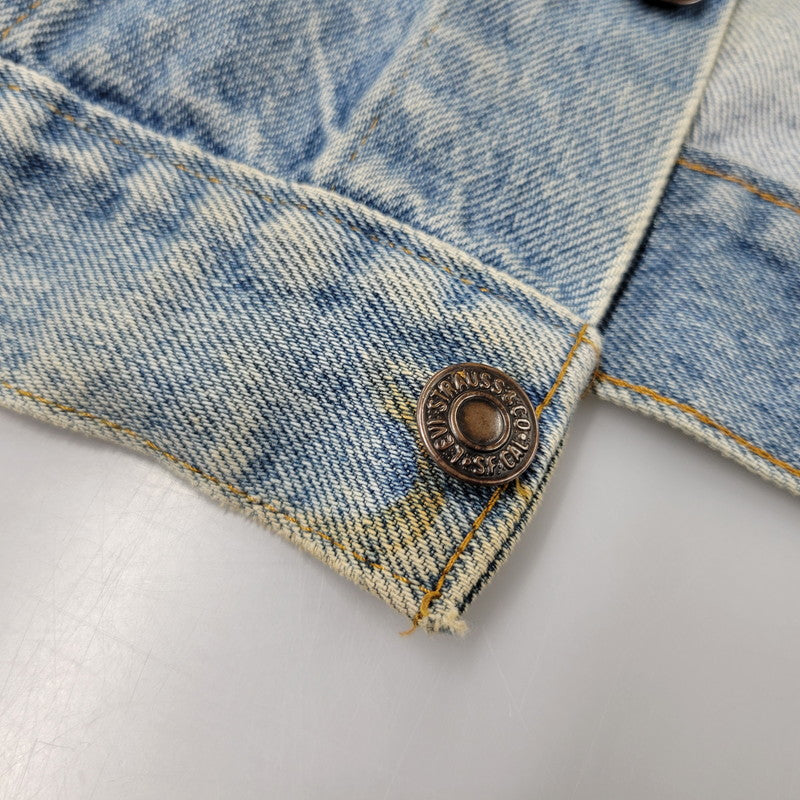 【現状渡し品】【メンズ】 Levi's リーバイス SMALL-E 4TH DENIM JACKET デニムジャケット 不均等V ケアタグ USA製 アウター 146-260512-as-10-izu カラー：インディゴ 万代Net店