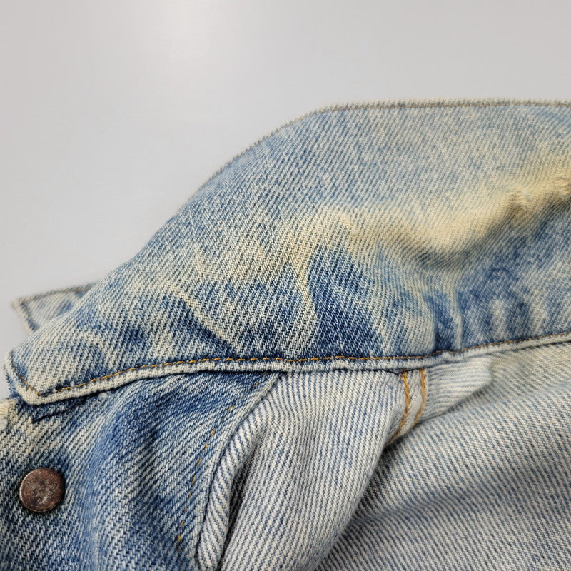 【現状渡し品】【メンズ】 Levi's リーバイス SMALL-E 4TH DENIM JACKET デニムジャケット 不均等V ケアタグ USA製 アウター 146-260512-as-10-izu カラー：インディゴ 万代Net店
