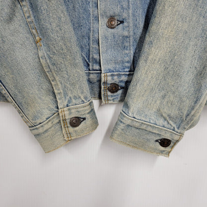 【現状渡し品】【メンズ】 Levi's リーバイス SMALL-E 4TH DENIM JACKET デニムジャケット 不均等V ケアタグ USA製 アウター 146-260512-as-10-izu カラー：インディゴ 万代Net店