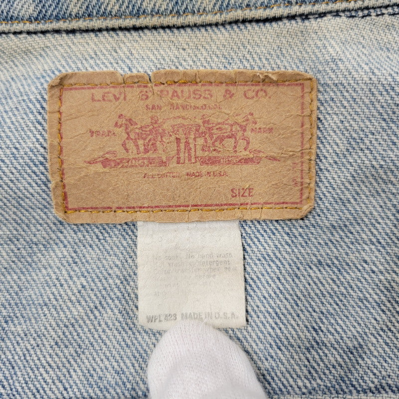 【現状渡し品】【メンズ】 Levi's リーバイス SMALL-E 4TH DENIM JACKET デニムジャケット 不均等V ケアタグ USA製 アウター 146-260512-as-10-izu カラー：インディゴ 万代Net店