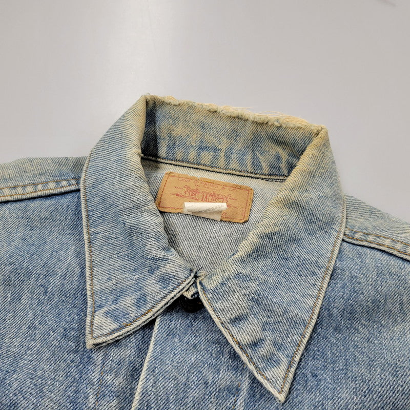 【現状渡し品】【メンズ】 Levi's リーバイス SMALL-E 4TH DENIM JACKET デニムジャケット 不均等V ケアタグ USA製 アウター 146-260512-as-10-izu カラー：インディゴ 万代Net店