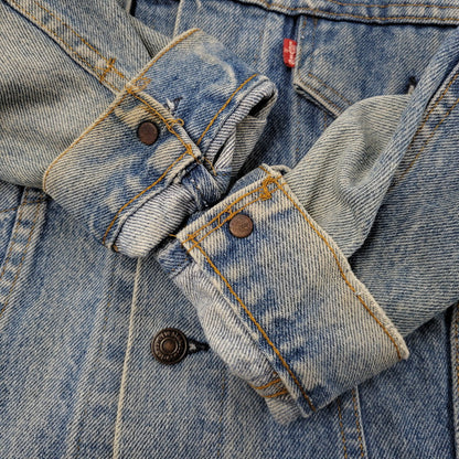 【現状渡し品】【メンズ】 Levi's リーバイス SMALL-E 4TH DENIM JACKET デニムジャケット 不均等V ケアタグ USA製 アウター 146-260512-as-10-izu カラー：インディゴ 万代Net店