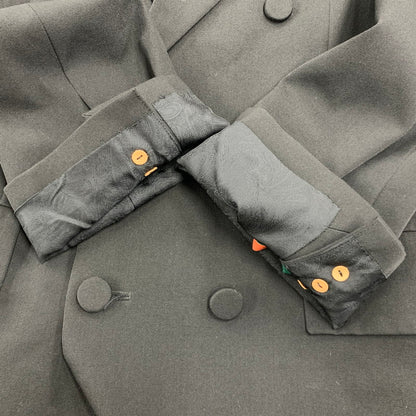 【中古品】【メンズ】 BED J.W. FORD ベッドフォード 25AW-B-JK02 PEAKED LAPEL DOUBLE-BREASTED JACKETピークドラペル ダブルブレステッド ジャケット アウター 140-260428-ya-08-izu サイズ：1 カラー：BLACK 万代Net店