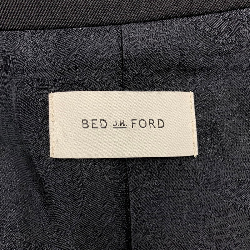 【中古品】【メンズ】 BED J.W. FORD ベッドフォード 25AW-B-JK02 PEAKED LAPEL DOUBLE-BREASTED JACKETピークドラペル ダブルブレステッド ジャケット アウター 140-260428-ya-08-izu サイズ：1 カラー：BLACK 万代Net店