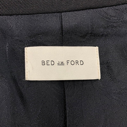 【中古品】【メンズ】 BED J.W. FORD ベッドフォード 25AW-B-JK02 PEAKED LAPEL DOUBLE-BREASTED JACKETピークドラペル ダブルブレステッド ジャケット アウター 140-260428-ya-08-izu サイズ：1 カラー：BLACK 万代Net店