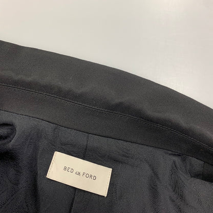 【中古品】【メンズ】 BED J.W. FORD ベッドフォード 25AW-B-JK02 PEAKED LAPEL DOUBLE-BREASTED JACKETピークドラペル ダブルブレステッド ジャケット アウター 140-260428-ya-08-izu サイズ：1 カラー：BLACK 万代Net店