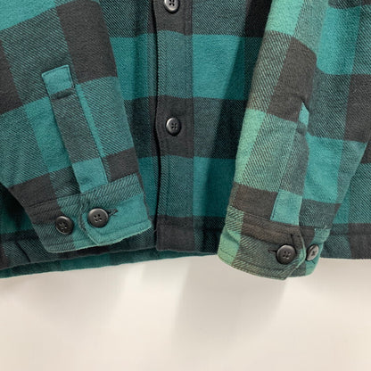 【中古品】【メンズ】 CARHARTT WIP カーハートダブリューアイピー MERTON SHIRT JACKET I026818 メルトンシャツジャケット アウター 142-260428-as-04-izu サイズ：L カラー：グリーン×ブラック 万代Net店