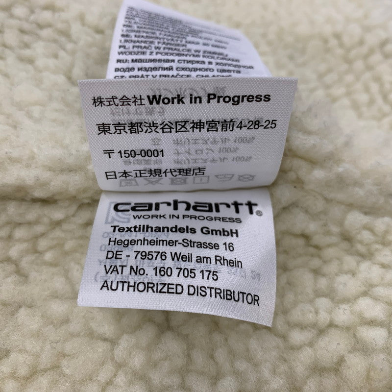 【中古品】【メンズ】 CARHARTT WIP カーハートダブリューアイピー MERTON SHIRT JACKET I026818 メルトンシャツジャケット アウター 142-260428-as-04-izu サイズ：L カラー：グリーン×ブラック 万代Net店