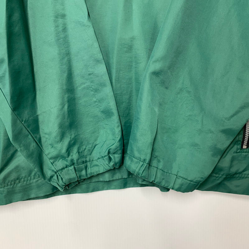【中古品】【メンズ】 OLD NIKE オールド ナイキ HALF ZIP NYLON PULLOVER ハーフジップ ナイロン プルオーバー アウター 146-260429-kh-06-izu サイズ：L カラー：グリーン 万代Net店