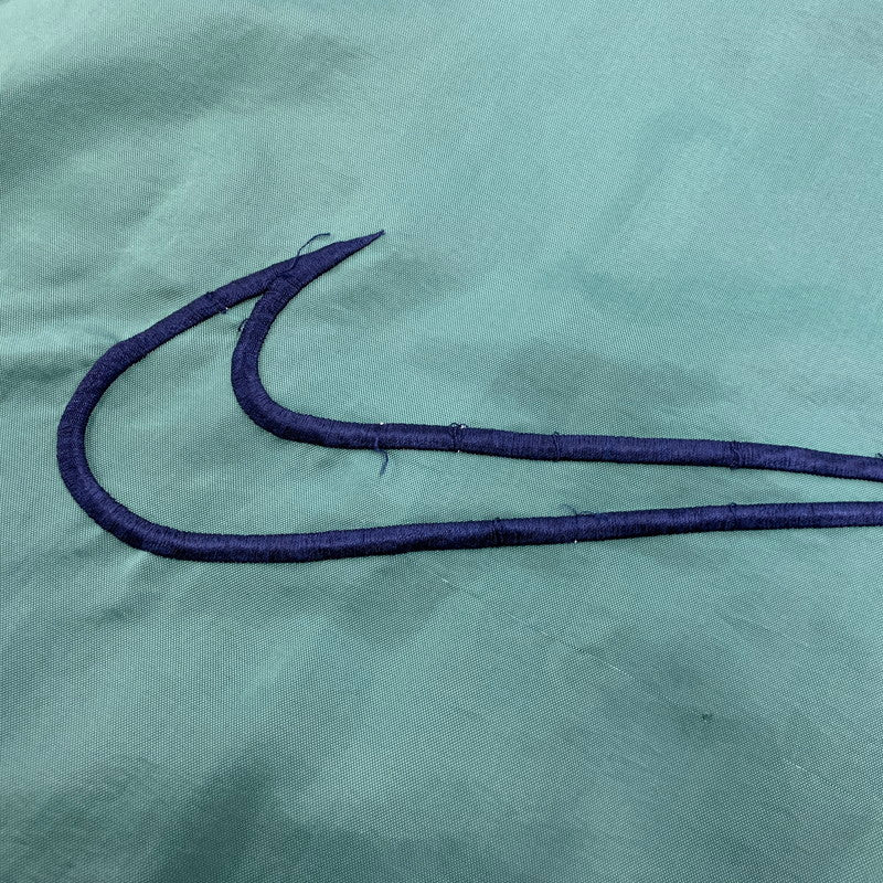 【中古品】【メンズ】 OLD NIKE オールド ナイキ HALF ZIP NYLON PULLOVER ハーフジップ ナイロン プルオーバー アウター 146-260429-kh-06-izu サイズ：L カラー：グリーン 万代Net店