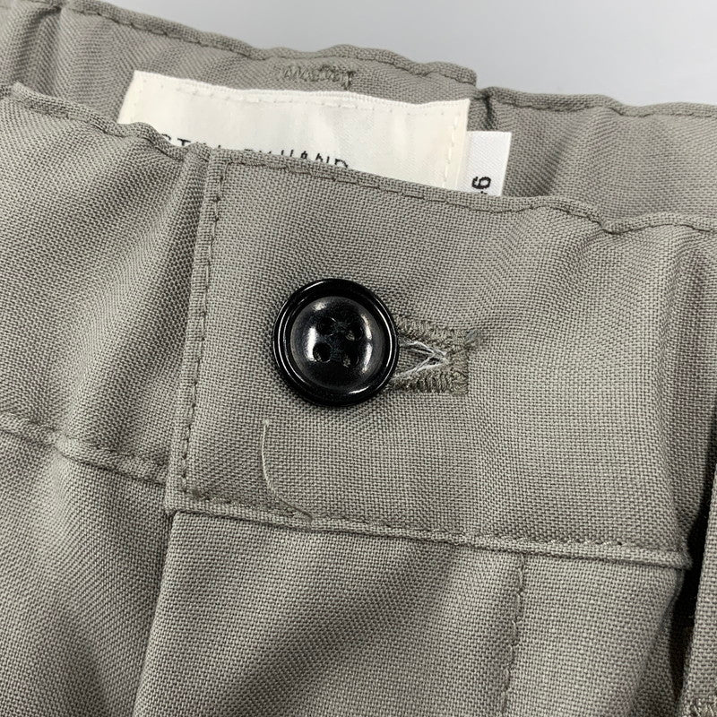【中古美品】【メンズ】 STILL BY HAND スティルバイハンド PT09261 SUMMER WOOL WIDE PANTS サマー ウール ワイド パンツ ボトムス 151-260501-kh-06-izu サイズ：46 カラー：グレー 万代Net店