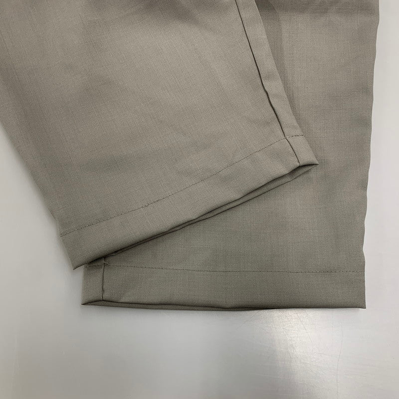 【中古美品】【メンズ】 STILL BY HAND スティルバイハンド PT09261 SUMMER WOOL WIDE PANTS サマー ウール ワイド パンツ ボトムス 151-260501-kh-06-izu サイズ：46 カラー：グレー 万代Net店