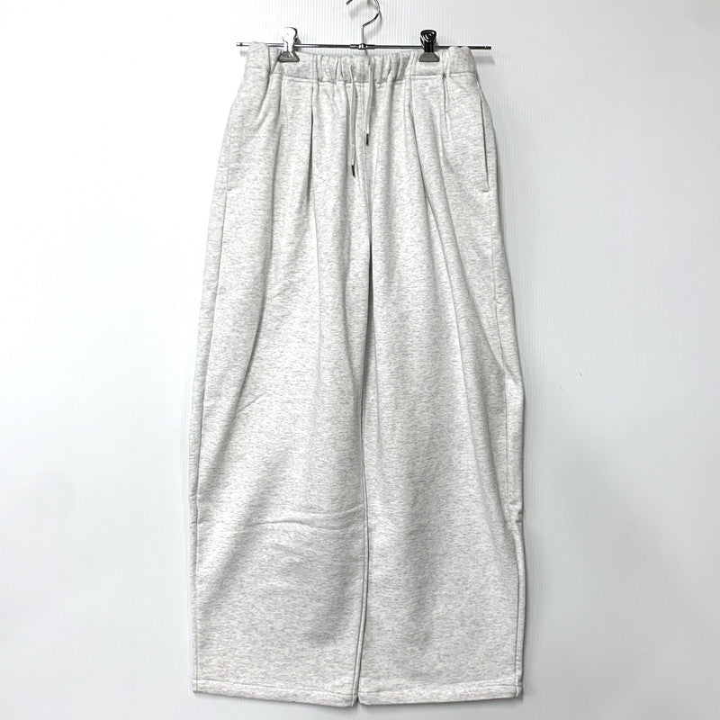 【中古美品】【メンズ】 STILL BY HAND スティルバイハンド CS08253 COTTON JERSEY WIDE PANTS コットン ジャージー ワイド パンツ ボトムス 151-260501-kh-07-izu サイズ：46 カラー：ライトグレー 万代Net店