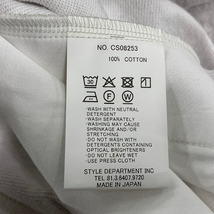 【中古美品】【メンズ】 STILL BY HAND スティルバイハンド CS08253 COTTON JERSEY WIDE PANTS コットン ジャージー ワイド パンツ ボトムス 151-260501-kh-07-izu サイズ：46 カラー：ライトグレー 万代Net店