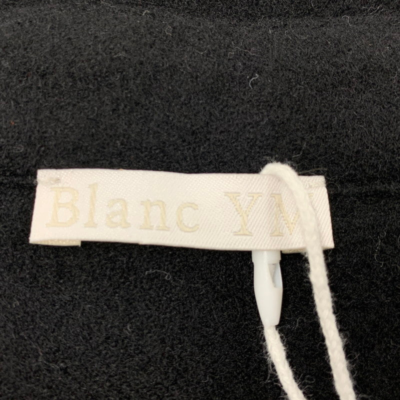 【中古品】【メンズ】 BLANC YM ブラン ワイエム BL-25A-CSJ CASHMERE SHIRT JACKET カシミア シャツ ジャケット トップス 長袖 140-260430-ya-08-izu サイズ：M カラー：BLACK 万代Net店