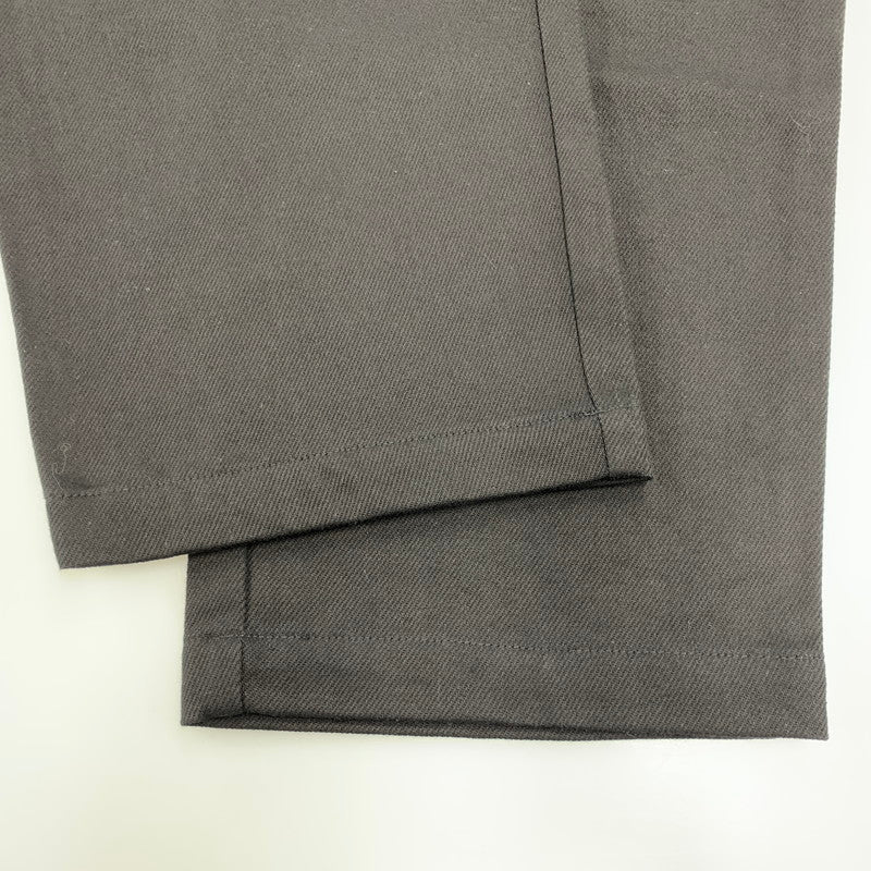 【中古美品】【メンズ】 STILL BY HAND スティルバイハンド PT07254 COTTON TWILL 1TUCK PANTS コットン ツイル 1タック パンツ ボトムス 151-260501-kh-08-izu サイズ：46 カラー：ブラック 万代Net店