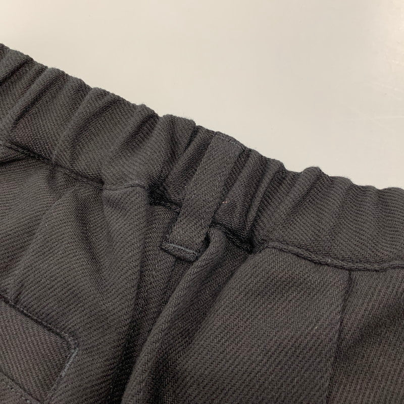 【中古美品】【メンズ】 STILL BY HAND スティルバイハンド PT07254 COTTON TWILL 1TUCK PANTS コットン ツイル 1タック パンツ ボトムス 151-260501-kh-08-izu サイズ：46 カラー：ブラック 万代Net店