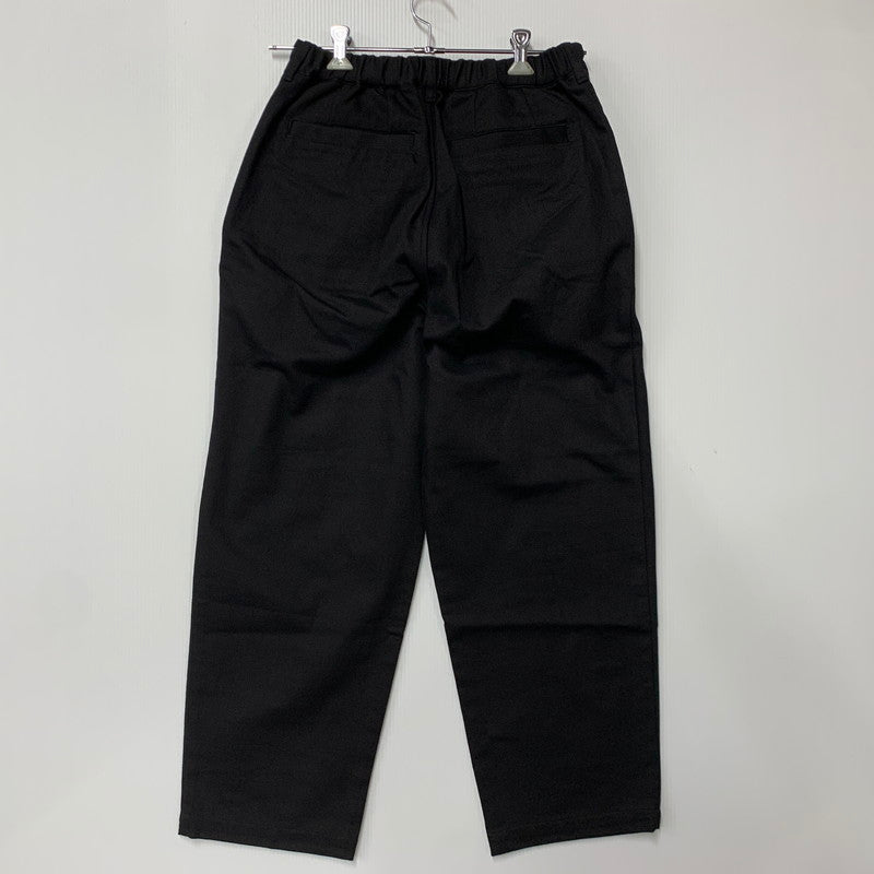 【中古美品】【メンズ】 STILL BY HAND スティルバイハンド PT07254 COTTON TWILL 1TUCK PANTS コットン ツイル 1タック パンツ ボトムス 151-260501-kh-08-izu サイズ：46 カラー：ブラック 万代Net店