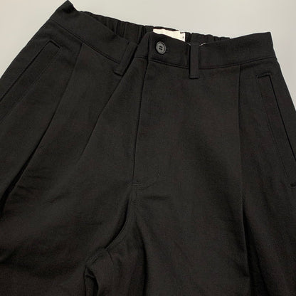 【中古美品】【メンズ】 STILL BY HAND スティルバイハンド PT07254 COTTON TWILL 1TUCK PANTS コットン ツイル 1タック パンツ ボトムス 151-260501-kh-08-izu サイズ：46 カラー：ブラック 万代Net店