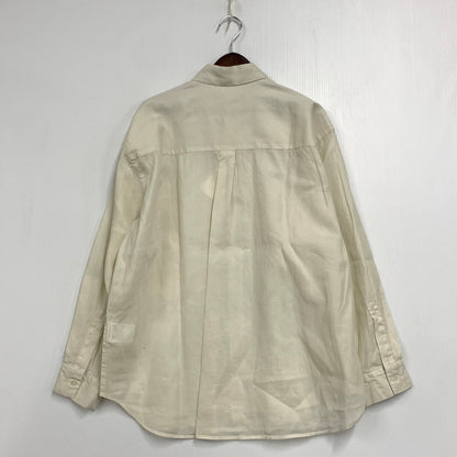 【中古美品】【メンズ】 STILL BY HAND スティル バイ ハンド SH05261 GARMENT-DYE OVER SHIRT ガーメントダイ オーバーシャツ トップス 長袖 140-260430-ya-12-izu サイズ：48 カラー：ECRU 万代Net店