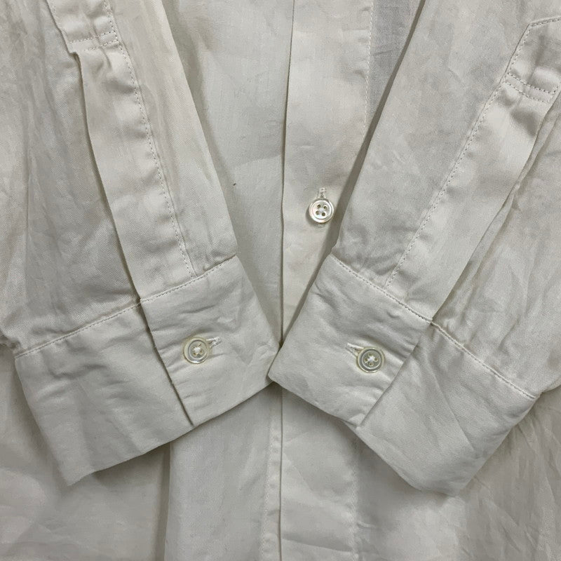 【中古美品】【メンズ】 STILL BY HAND スティル バイ ハンド SH05261 GARMENT-DYE OVER SHIRT ガーメントダイ オーバーシャツ トップス 長袖 140-260430-ya-12-izu サイズ：48 カラー：ECRU 万代Net店