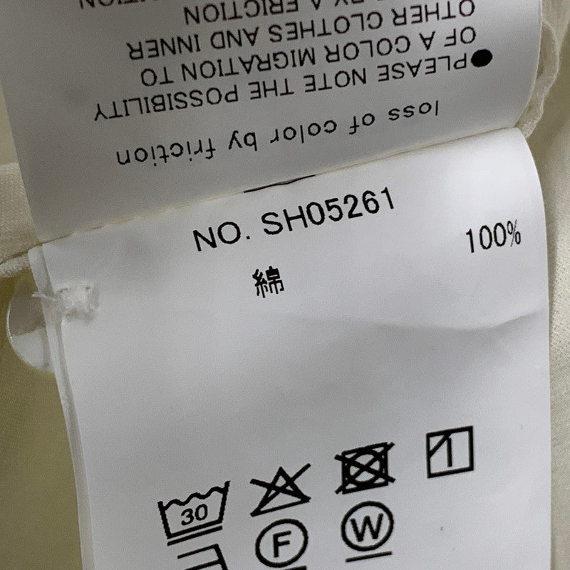 【中古美品】【メンズ】 STILL BY HAND スティル バイ ハンド SH05261 GARMENT-DYE OVER SHIRT ガーメントダイ オーバーシャツ トップス 長袖 140-260430-ya-12-izu サイズ：48 カラー：ECRU 万代Net店
