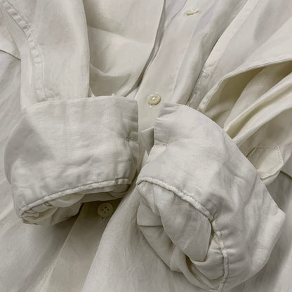 【中古美品】【メンズ】 STILL BY HAND スティル バイ ハンド SH05261 GARMENT-DYE OVER SHIRT ガーメントダイ オーバーシャツ トップス 長袖 140-260430-ya-12-izu サイズ：48 カラー：ECRU 万代Net店