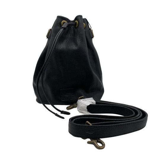 【中古品】【メンズ/レディース】 REFOMED リフォメッド × CCU シーシーユー REAC-CCU02 LEATHER KINCHAKU BAG レザー バッグ ショルダーバッグ 鞄 188-260501-kh-24-izu カラー：ブラック 万代Net店