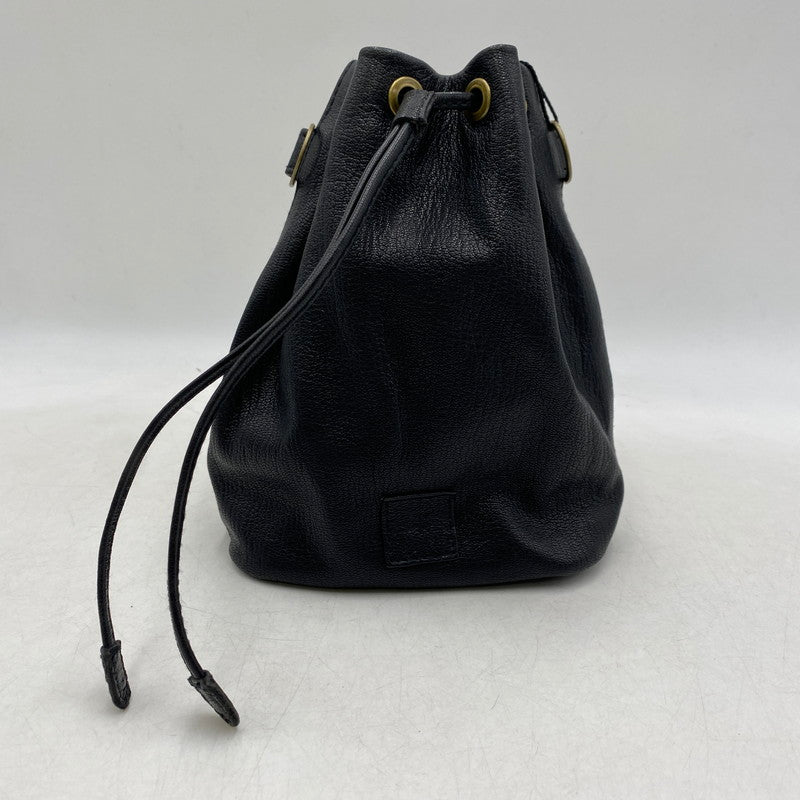 【中古品】【メンズ/レディース】 REFOMED リフォメッド × CCU シーシーユー REAC-CCU02 LEATHER KINCHAKU BAG レザー バッグ ショルダーバッグ 鞄 188-260501-kh-24-izu カラー：ブラック 万代Net店