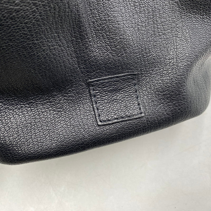 【中古品】【メンズ/レディース】 REFOMED リフォメッド × CCU シーシーユー REAC-CCU02 LEATHER KINCHAKU BAG レザー バッグ ショルダーバッグ 鞄 188-260501-kh-24-izu カラー：ブラック 万代Net店