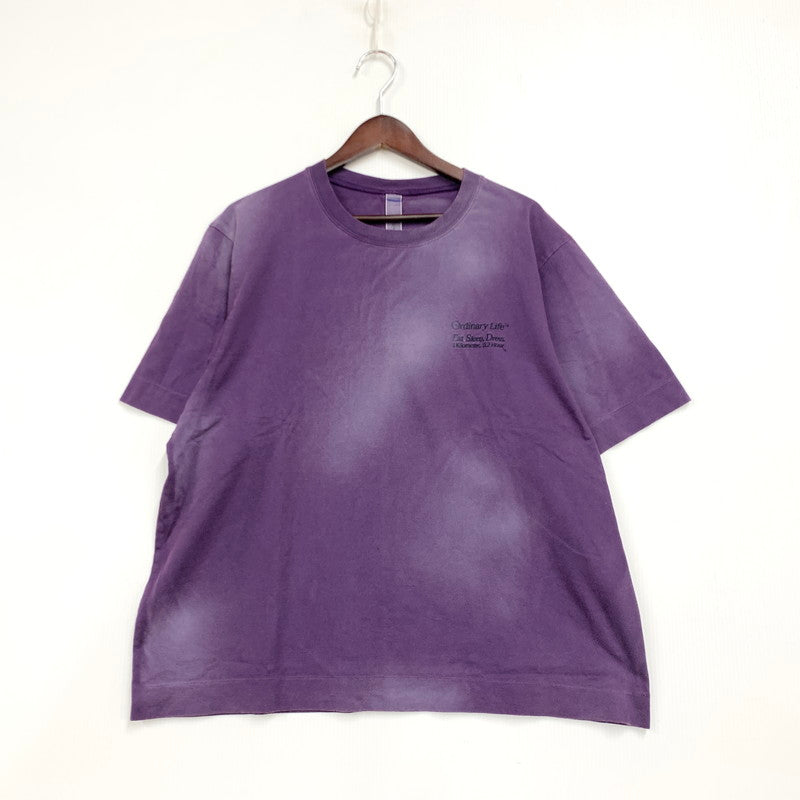 【中古美品】【メンズ】 SHINYAKOZUKA シンヤ コズカ 2502SK85 WASHED ORDINARY ウォッシュド オーディナリー S/S ショートスリーブ TEE Ｔシャツ ISSUE#7 イシュー トップス 半袖 140-260430-ya-04-izu サイズ：L カラー：AUBERGINE 万代Net店