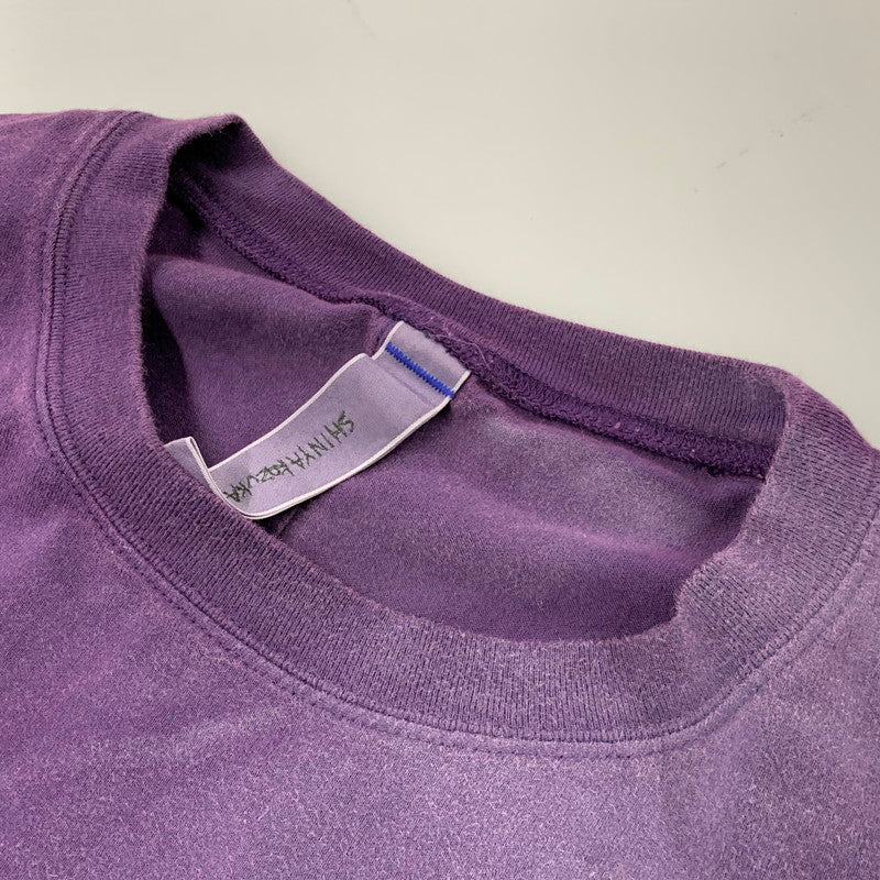 【中古美品】【メンズ】 SHINYAKOZUKA シンヤ コズカ 2502SK85 WASHED ORDINARY ウォッシュド オーディナリー S/S ショートスリーブ TEE Ｔシャツ ISSUE#7 イシュー トップス 半袖 140-260430-ya-04-izu サイズ：L カラー：AUBERGINE 万代Net店